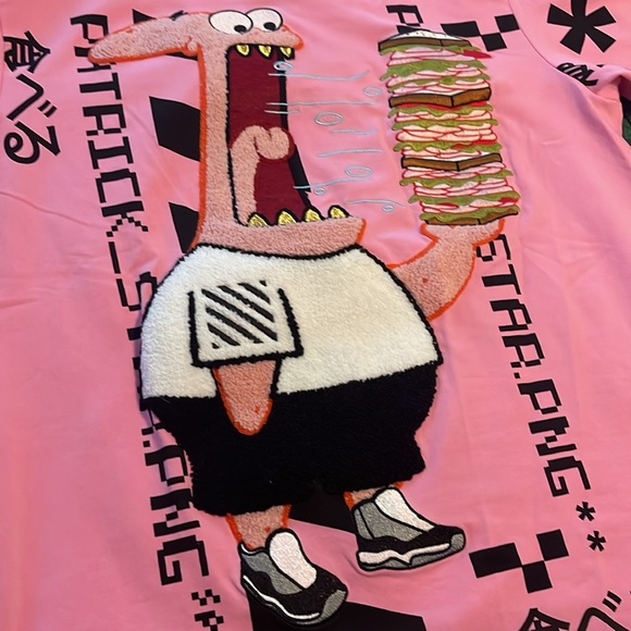 Patrick Star SpongeBob Cartoon Women’s Graphic T-Shirt - Picture 2 of 4